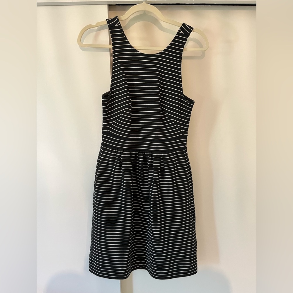 Madewell Pierside stripe sleeveless dress